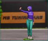 1:18 Selfie Girl - Handgemacht - 3D - Unikate -